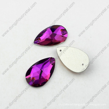 Decorative Drop Shape Sew on Stone for Clothing Accessories